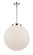 Franklin Restoration One Light Pendant in Polished Chrome (405|221-1S-PC-G201-18)