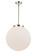 Essex LED Pendant in Polished Nickel (405|221-1S-PN-G201-16-LED)