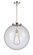 Essex LED Pendant in Polished Nickel (405|221-1S-PN-G202-18-LED)