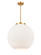 Ballston One Light Pendant in Satin Gold (405|221-1S-SG-G121-18)