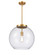 Ballston One Light Pendant in Satin Gold (405|221-1S-SG-G124-16)