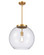 Ballston LED Pendant in Satin Gold (405|221-1S-SG-G124-16-LED)