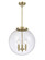 Franklin Restoration Three Light Pendant in Antique Brass (405|221-3S-AB-G202-16)