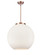 Ballston Three Light Pendant in Antique Copper (405|221-3S-AC-G121-18)