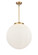 Franklin Restoration LED Pendant in Brushed Brass (405|221-3S-BB-G201-18-LED)