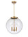 Franklin Restoration Three Light Pendant in Brushed Brass (405|221-3S-BB-G202-16)