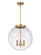 Essex Three Light Pendant in Brushed Brass (405|221-3S-BB-G204-16)