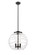 Ballston Three Light Pendant in Matte Black (405|221-3S-BK-G1213-16)