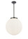 Essex Three Light Pendant in Matte Black (405|221-3S-BK-G201-16)