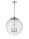 Essex Three Light Pendant in Polished Nickel (405|221-3S-PN-G204-16)