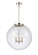 Franklin Restoration LED Pendant in Polished Nickel (405|221-3S-PN-G204-18-LED)