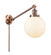Franklin Restoration LED Swing Arm Lamp in Antique Copper (405|237-AC-G201-8-LED)