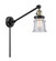 Franklin Restoration One Light Swing Arm Lamp in Black Antique Brass (405|237-BAB-G184S)