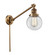 Franklin Restoration LED Swing Arm Lamp in Brushed Brass (405|237-BB-G202-6-LED)