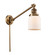 Franklin Restoration One Light Swing Arm in Brushed Brass (405|237-BB-G51)