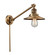 Franklin Restoration One Light Swing Arm Lamp in Brushed Brass (405|237-BB-M4-BB)