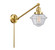 Franklin Restoration One Light Swing Arm in Satin Gold (405|237-SG-G534)