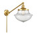 Franklin Restoration One Light Swing Arm Lamp in Satin Gold (405|237-SG-G544)