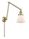 Franklin Restoration One Light Swing Arm Lamp in Antique Brass (405|238-AB-G61)