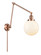 Franklin Restoration LED Swing Arm in Antique Copper (405|238-AC-G201-8-LED)