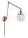 Franklin Restoration One Light Swing Arm Lamp in Antique Copper (405|238-AC-G202-6)