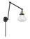 Franklin Restoration One Light Swing Arm Lamp in Black Antique Brass (405|238-BAB-G324)