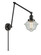 Franklin Restoration One Light Swing Arm Lamp in Matte Black (405|238-BK-G534)