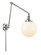 Franklin Restoration LED Swing Arm Lamp in Polished Chrome (405|238-PC-G201-8-LED)