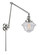 Franklin Restoration One Light Swing Arm Lamp in Polished Chrome (405|238-PC-G534)