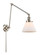 Franklin Restoration One Light Swing Arm Lamp in Polished Nickel (405|238-PN-G41)