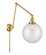 Franklin Restoration One Light Swing Arm in Satin Gold (405|238-SG-G202-10)