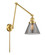 Franklin Restoration One Light Swing Arm in Satin Gold (405|238-SG-G43)