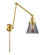 Franklin Restoration One Light Swing Arm in Satin Gold (405|238-SG-G63)