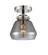 Nouveau One Light Semi-Flush Mount in Black Polished Nickel (405|284-1C-BPN-G173)