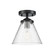 Nouveau One Light Semi-Flush Mount in Oil Rubbed Bronze (405|284-1C-OB-G44)