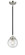 Nouveau LED Mini Pendant in Black Polished Nickel (405|284-1S-BPN-G202-6-LED)