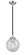 Nouveau One Light Mini Pendant in Black Polished Nickel (405|284-1S-BPN-G202-8)