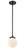 Nouveau One Light Mini Pendant in Oil Rubbed Bronze (405|284-1S-OB-G201-6)