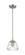 Nouveau One Light Mini Pendant in Brushed Satin Nickel (405|284-1S-SN-G172)