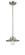 Nouveau One Light Mini Pendant in Brushed Satin Nickel (405|284-1S-SN-M2-SN)