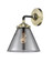 Nouveau One Light Wall Sconce in Black Antique Brass (405|284-1W-BAB-G43)