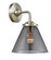Nouveau One Light Wall Sconce in Black Polished Nickel (405|284-1W-BPN-G43)