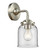 Nouveau LED Wall Sconce in Brushed Satin Nickel (405|284-1W-SN-G52-LED)
