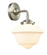 Nouveau One Light Wall Sconce in Brushed Satin Nickel (405|284-1W-SN-G531)
