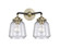 Nouveau LED Bath Vanity in Black Antique Brass (405|284-2W-BAB-G142-LED)