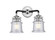 Nouveau Two Light Bath Vanity in Black Polished Nickel (405|284-2W-BPN-G184S)