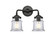 Nouveau Two Light Bath Vanity in Oil Rubbed Bronze (405|284-2W-OB-G182S)
