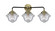 Nouveau Three Light Bath Vanity in Black Antique Brass (405|284-3W-BAB-G534)