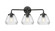 Nouveau Three Light Bath Vanity in Oil Rubbed Bronze (405|284-3W-OB-G172)