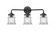 Nouveau Three Light Bath Vanity in Oil Rubbed Bronze (405|284-3W-OB-G182S)